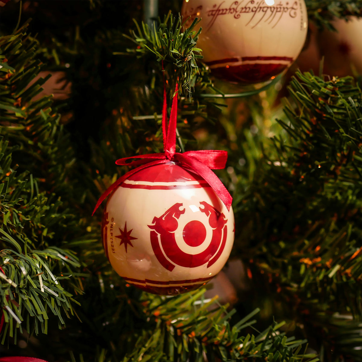 Produktbild Der Herr der Ringe - Mittelerde Symbole Weihnachtsbaumkugeln 14tlg