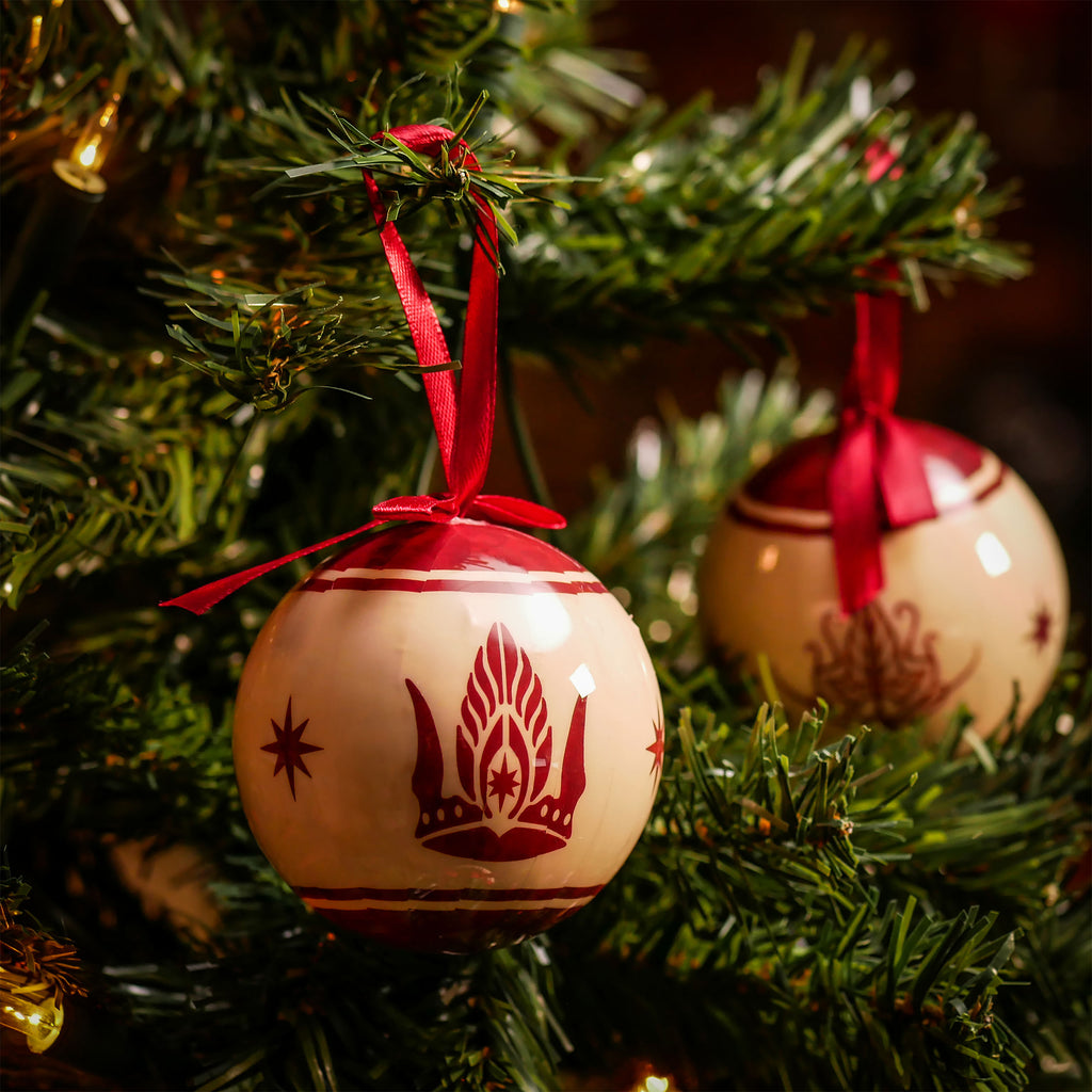 Produktbild Der Herr der Ringe - Mittelerde Symbole Weihnachtsbaumkugeln 14tlg