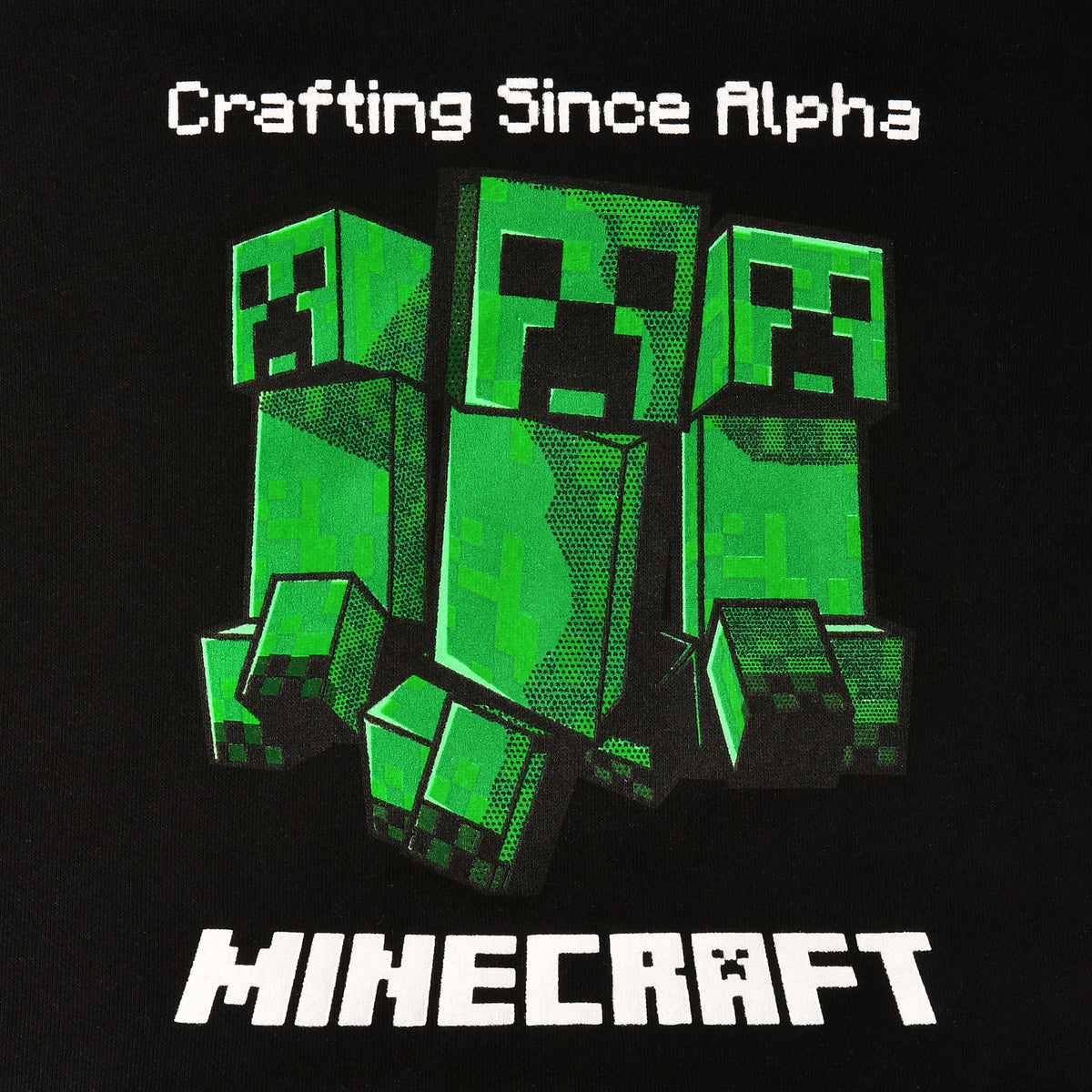 Produktbild Minecraft - Creeper Hoodie Kinder schwarz