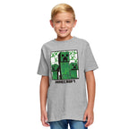 Produktbild Minecraft - Creeper T-Shirt Kinder grau