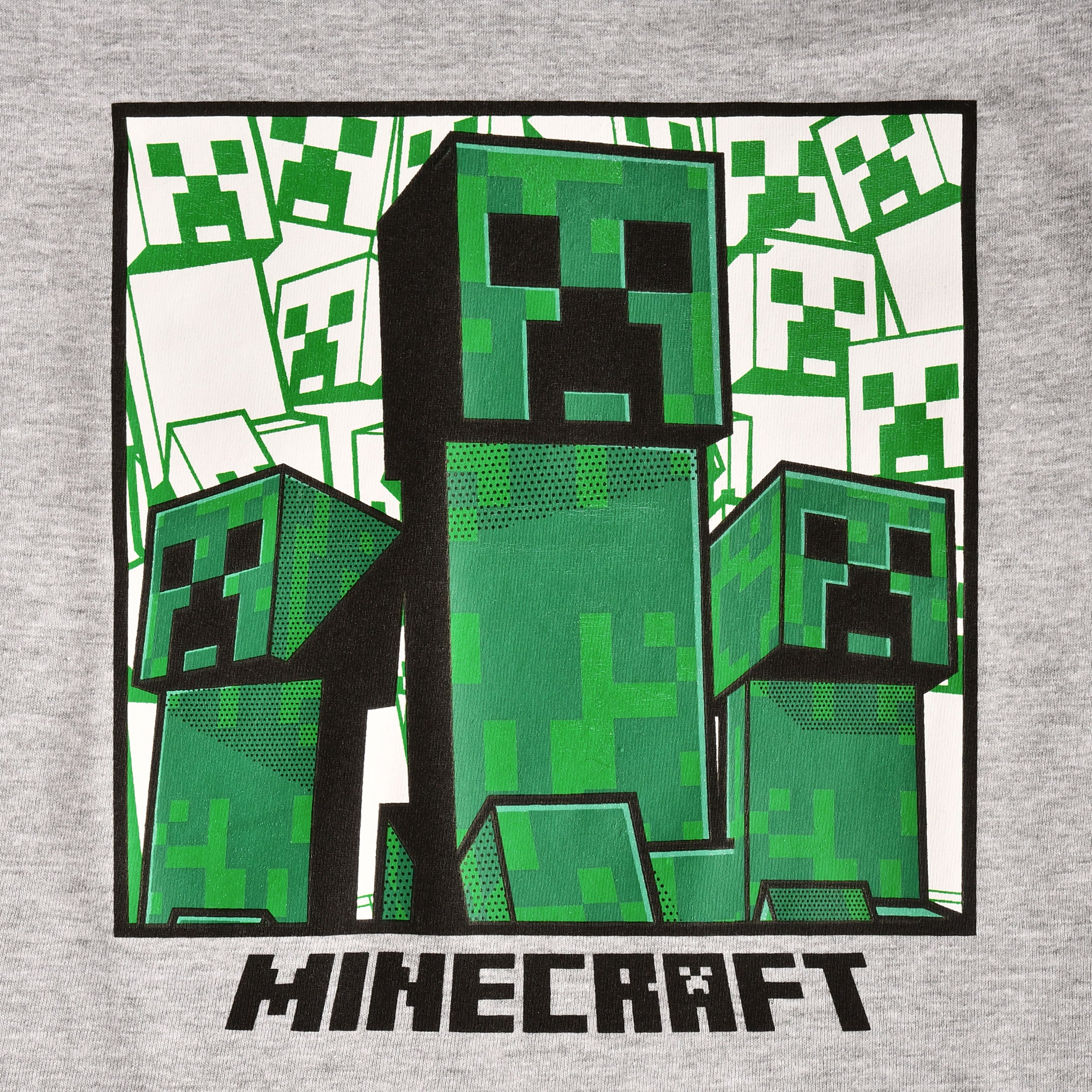 Produktbild Minecraft - Creeper T-Shirt Kinder grau