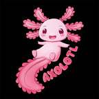 Produktbild Chibi Axolotl T-Shirt schwarz