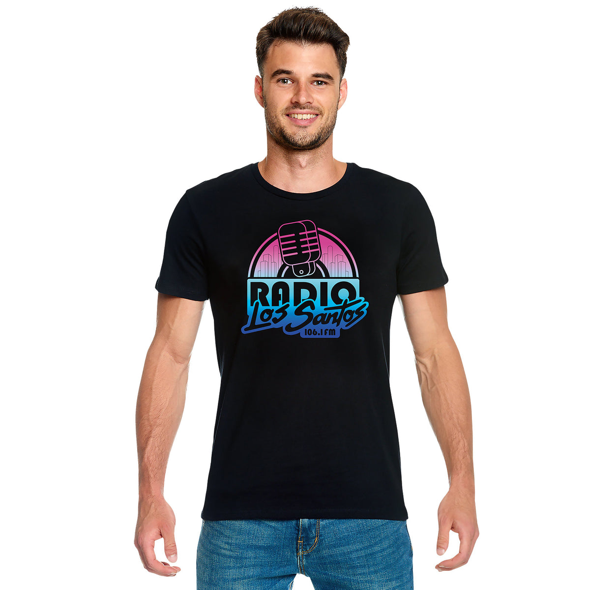 Produktbild Radio T-Shirt für GTA Fans schwarz