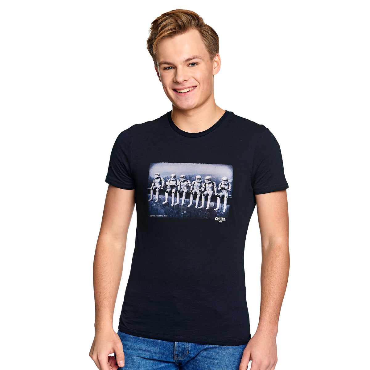 Produktbild Empire Building T-Shirt für Star Wars Fans blau