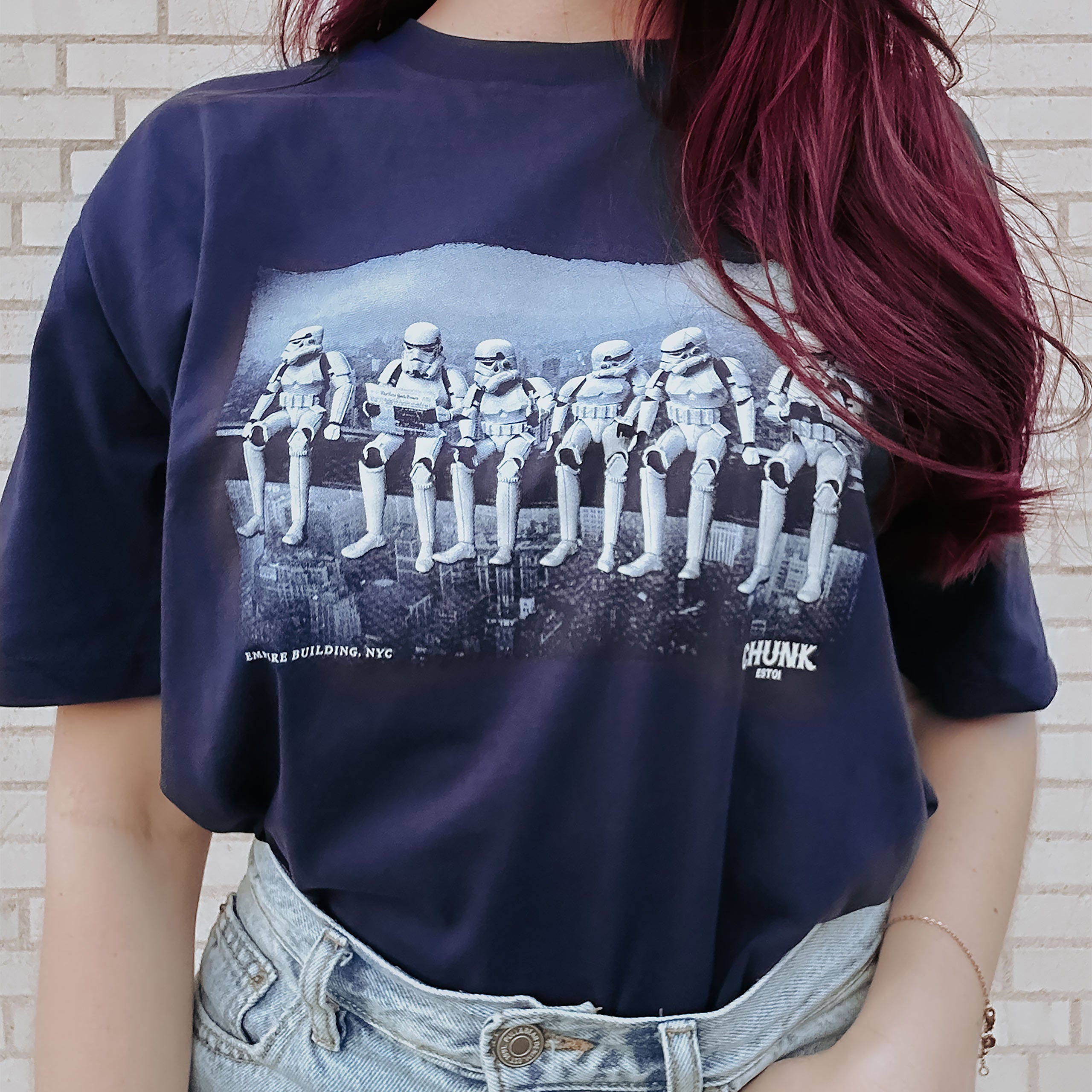 Produktbild Empire Building T-Shirt für Star Wars Fans blau