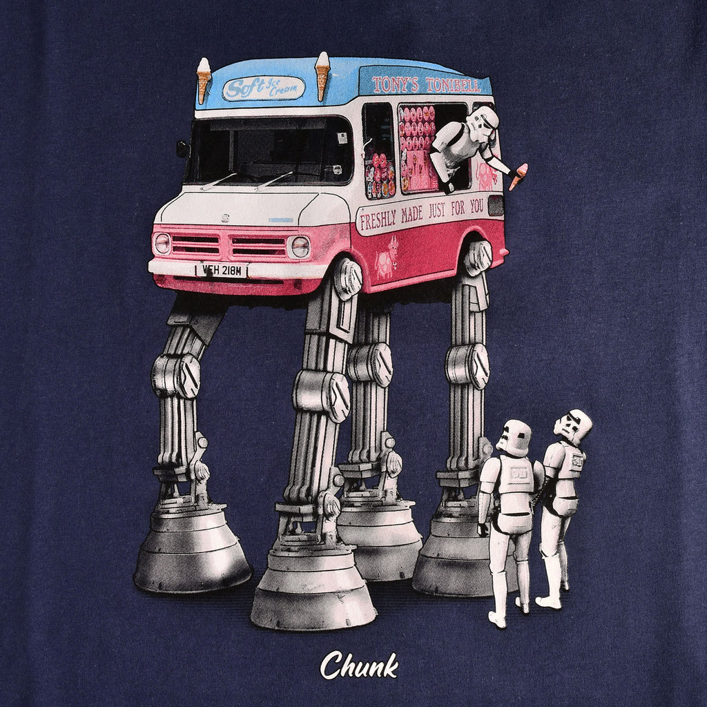 Produktbild Walking Ice Cream T-Shirt für Star Wars Fans blau