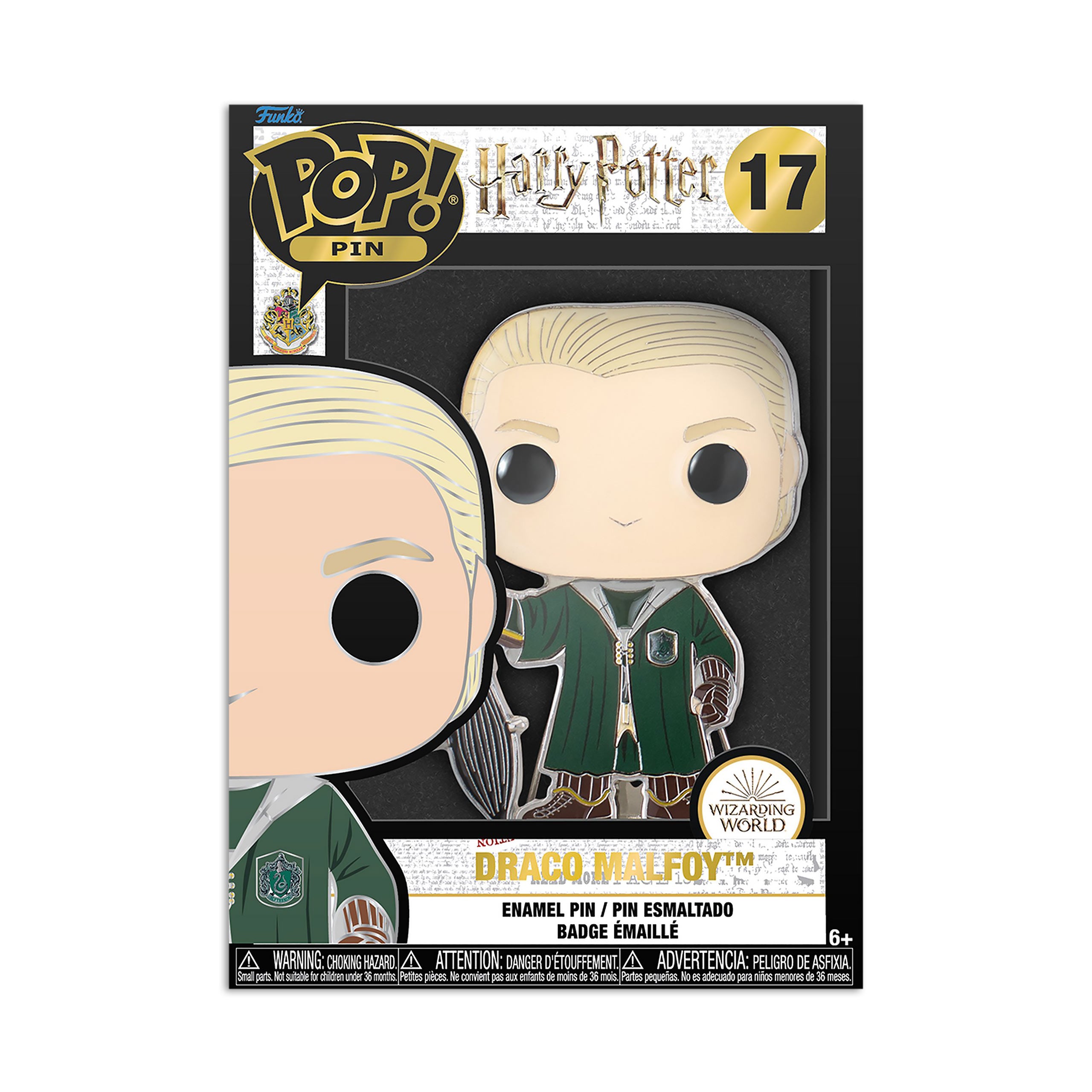 Produktbild Harry Potter - Draco Malfoy Funko Pop Pin 10 cm