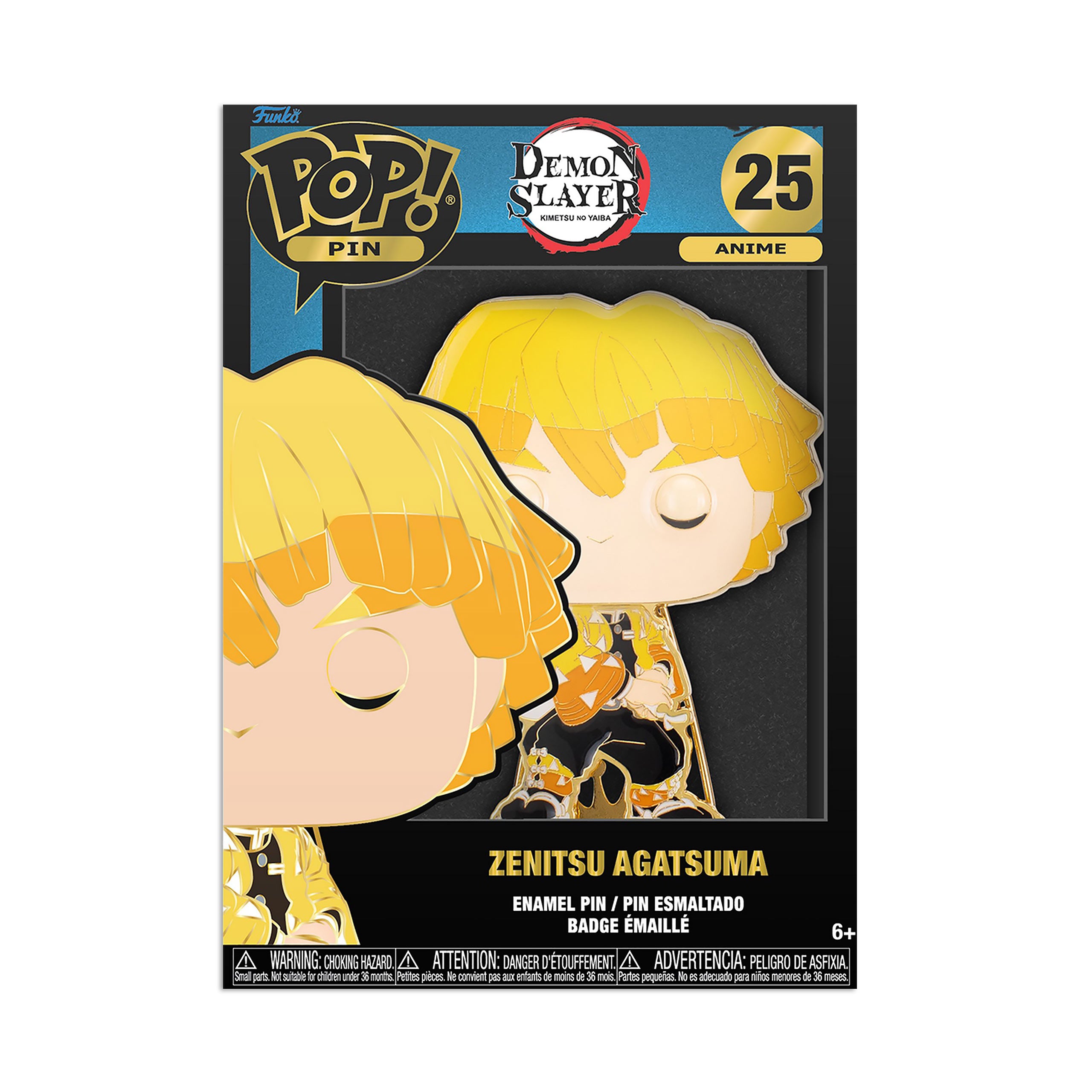 Produktbild Demon Slayer - Zenitsu Agatsuma Funko Pop Pin 10 cm