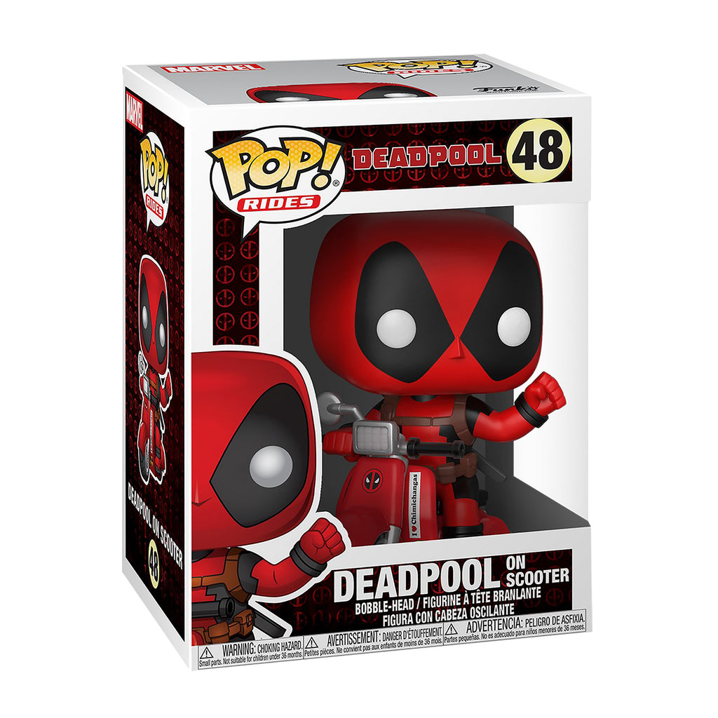 Produktbild Deadpool on Scooter Funko Pop Wackelkopf-Figur