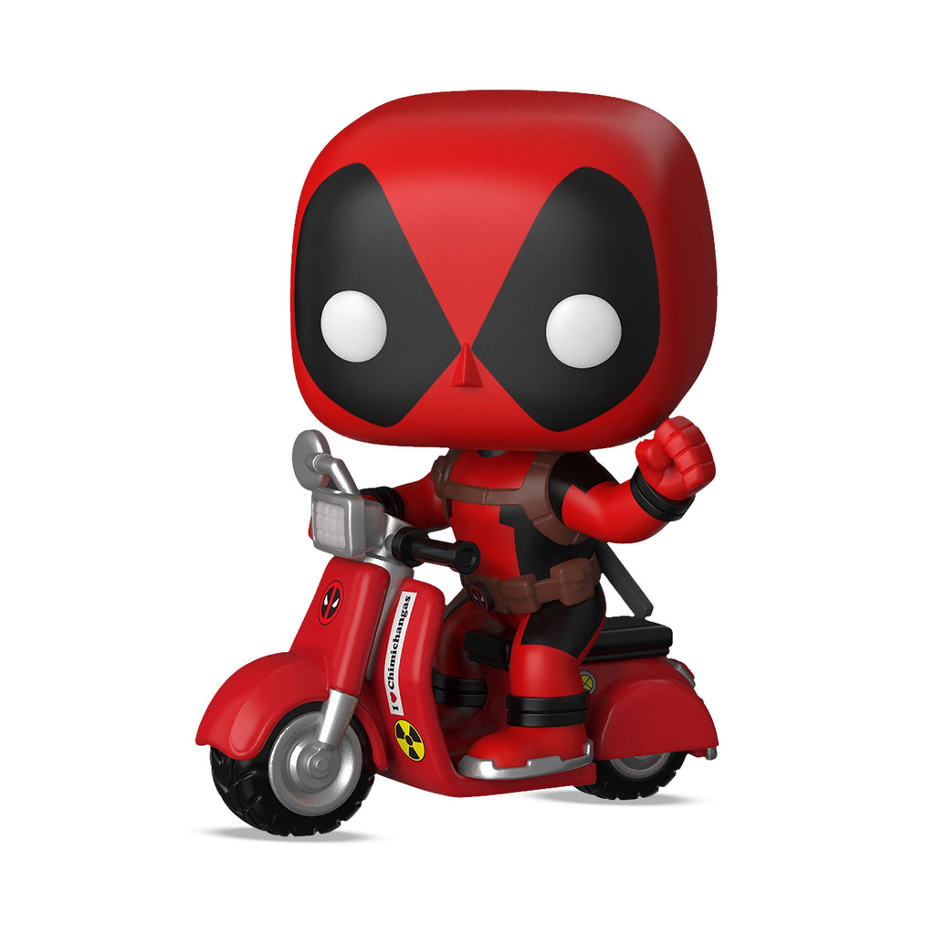 Produktbild Deadpool on Scooter Funko Pop Wackelkopf-Figur