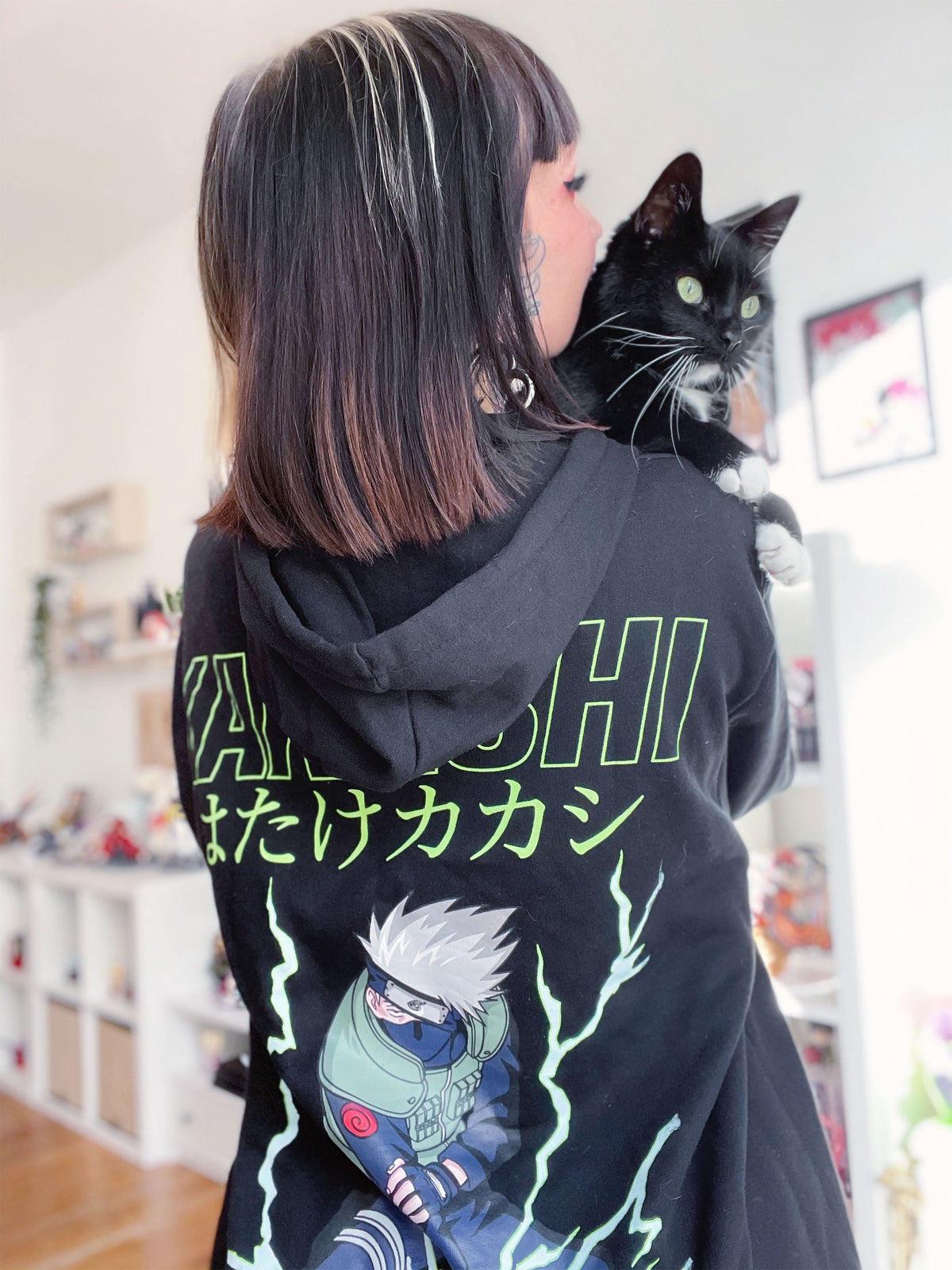Produktbild Naruto - Kakashi Raikiri Hoodie schwarz
