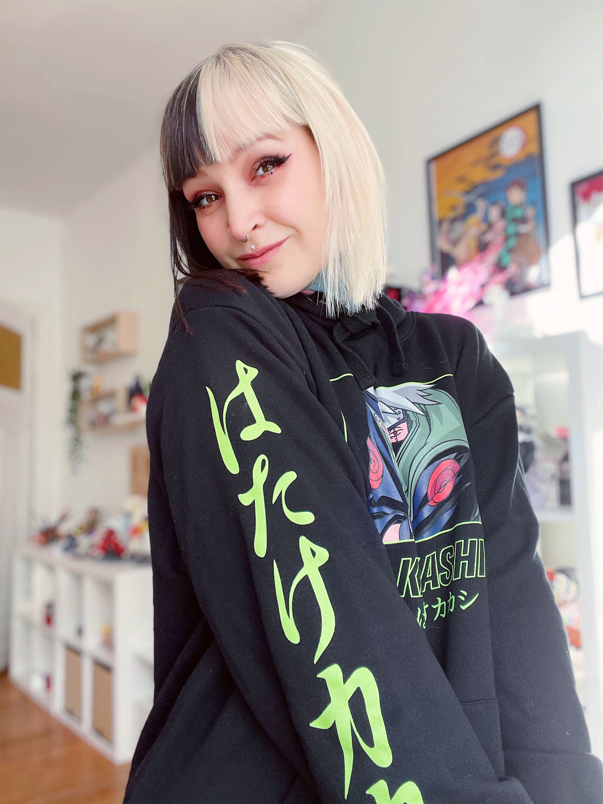 Produktbild Naruto - Kakashi Raikiri Hoodie schwarz