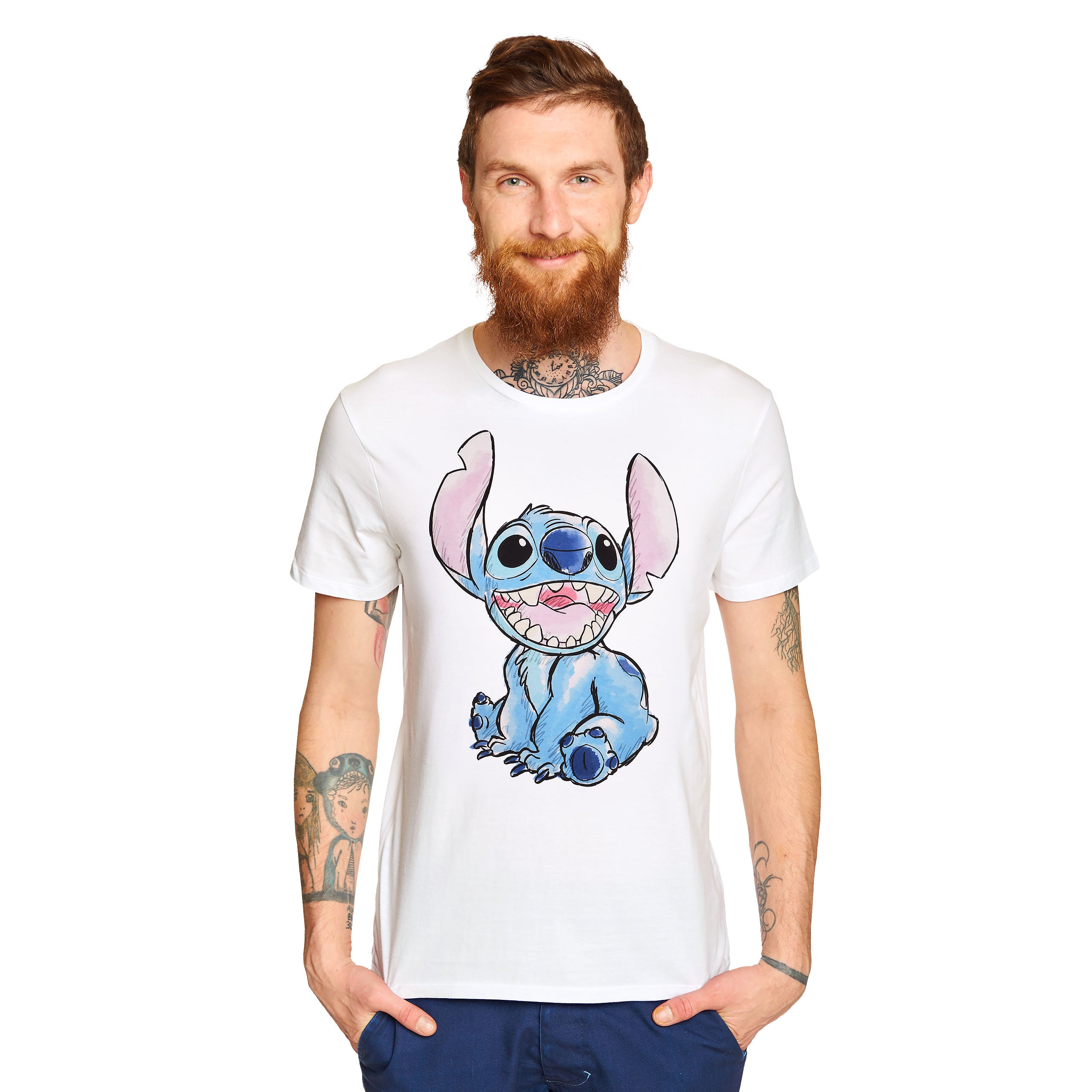 Produktbild Lilo & Stitch - T-Shirt Stitch weiß