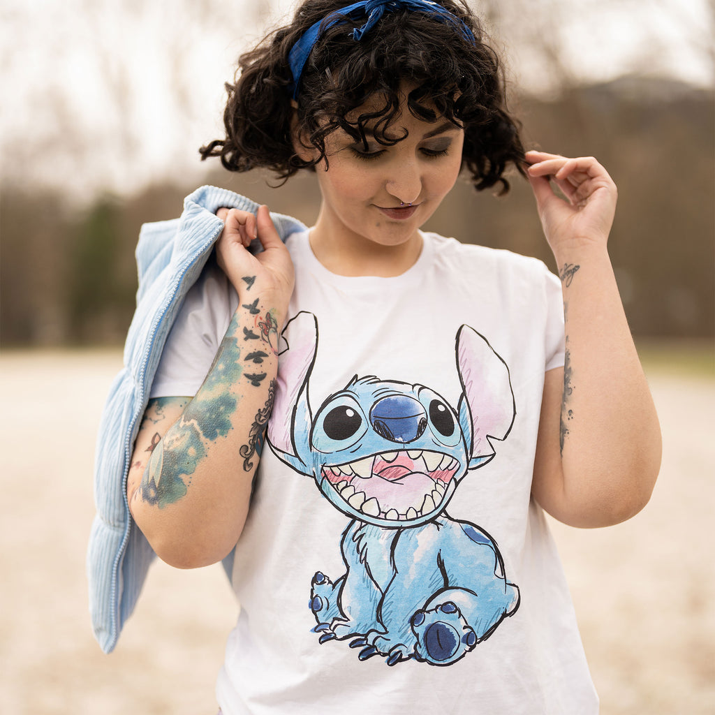 Produktbild Lilo & Stitch - T-Shirt Stitch weiß