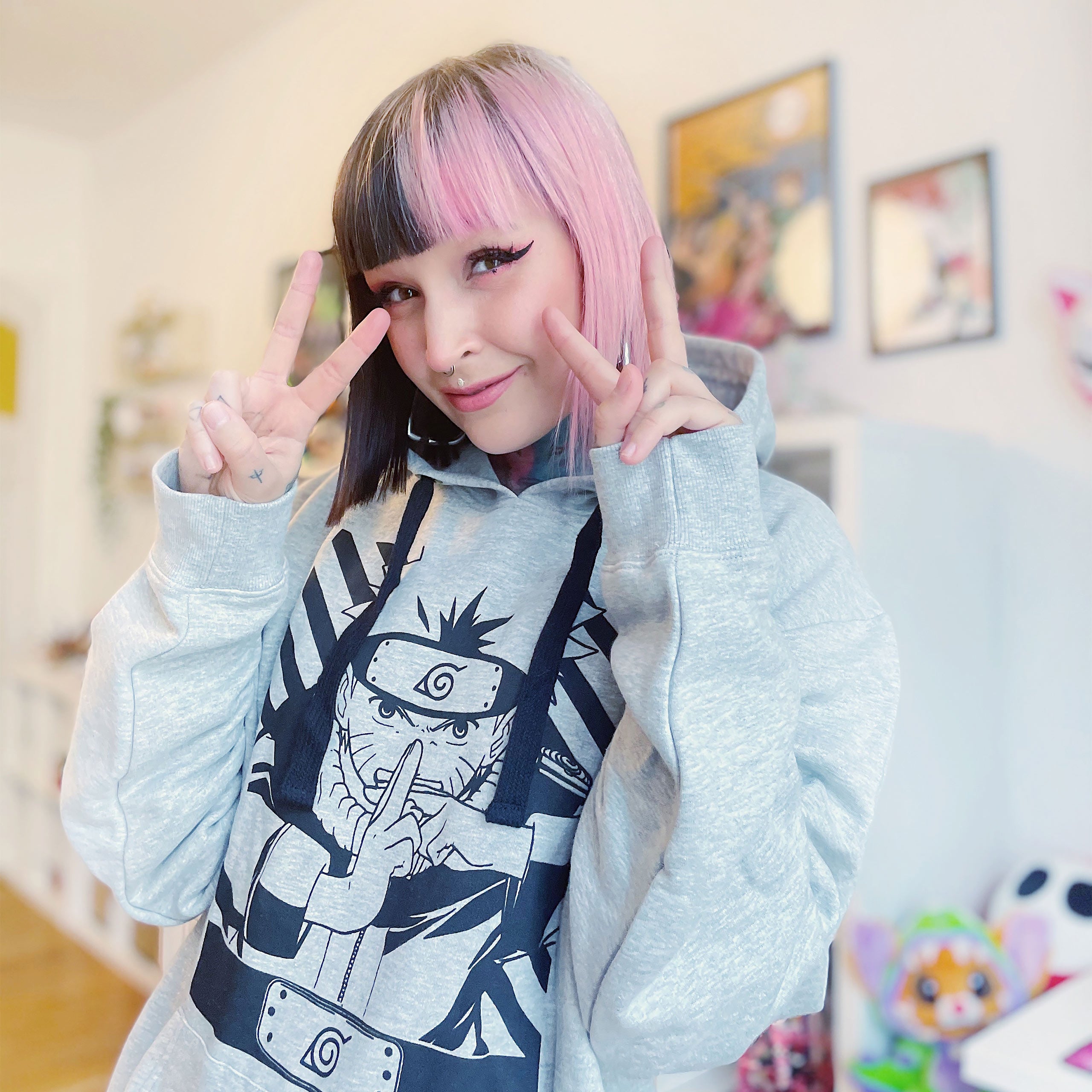 Produktbild Naruto Shippuden - Uzumaki Naruto Hoodie grau