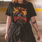 Produktbild Stranger Things - Demogorgon Live Poster T-Shirt schwarz