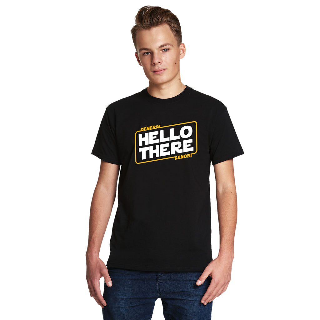 Produktbild General Kenobi Hello There T-Shirt für Star Wars Fans schwarz