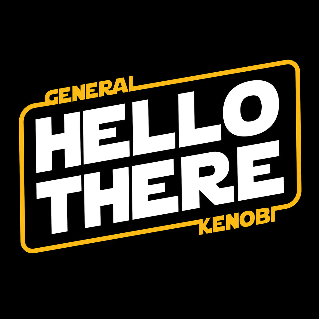 Produktbild General Kenobi Hello There T-Shirt für Star Wars Fans schwarz