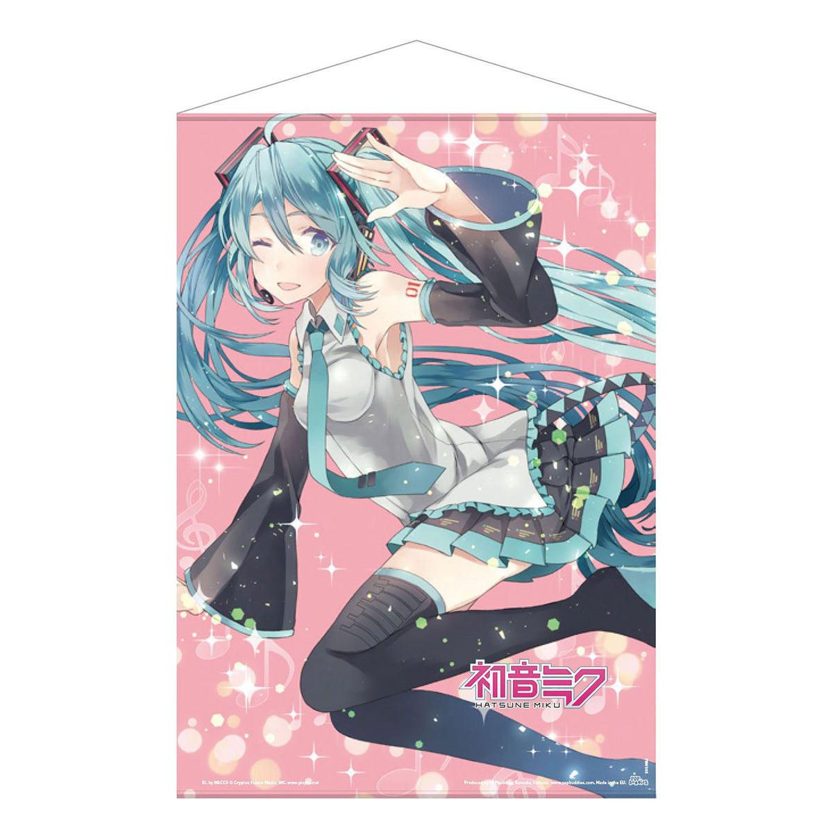Produktbild Hatsune Miku - Glitter Miku Wall Scroll