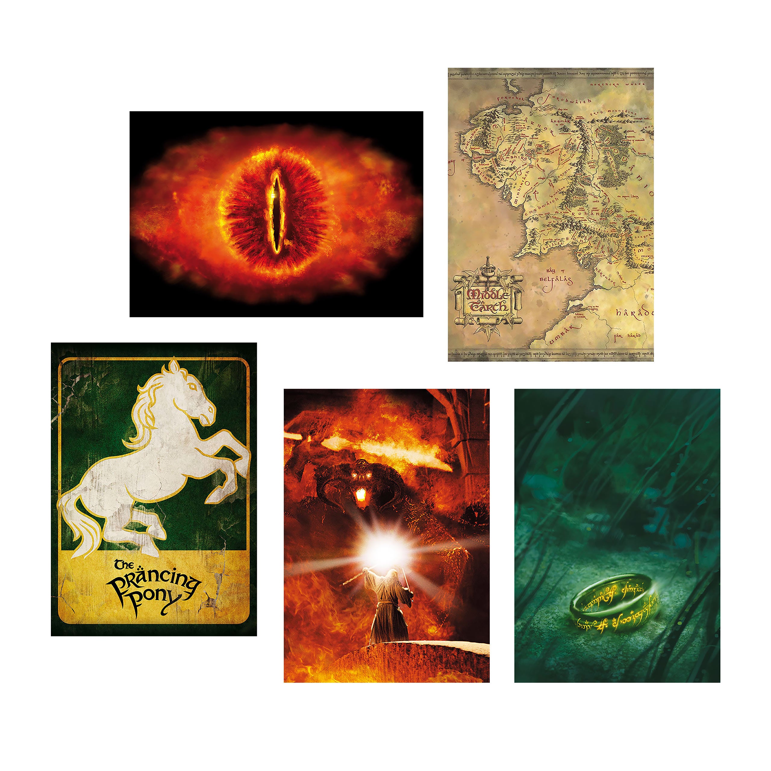 Produktbild Der Herr der Ringe - Postkarten 5er Set