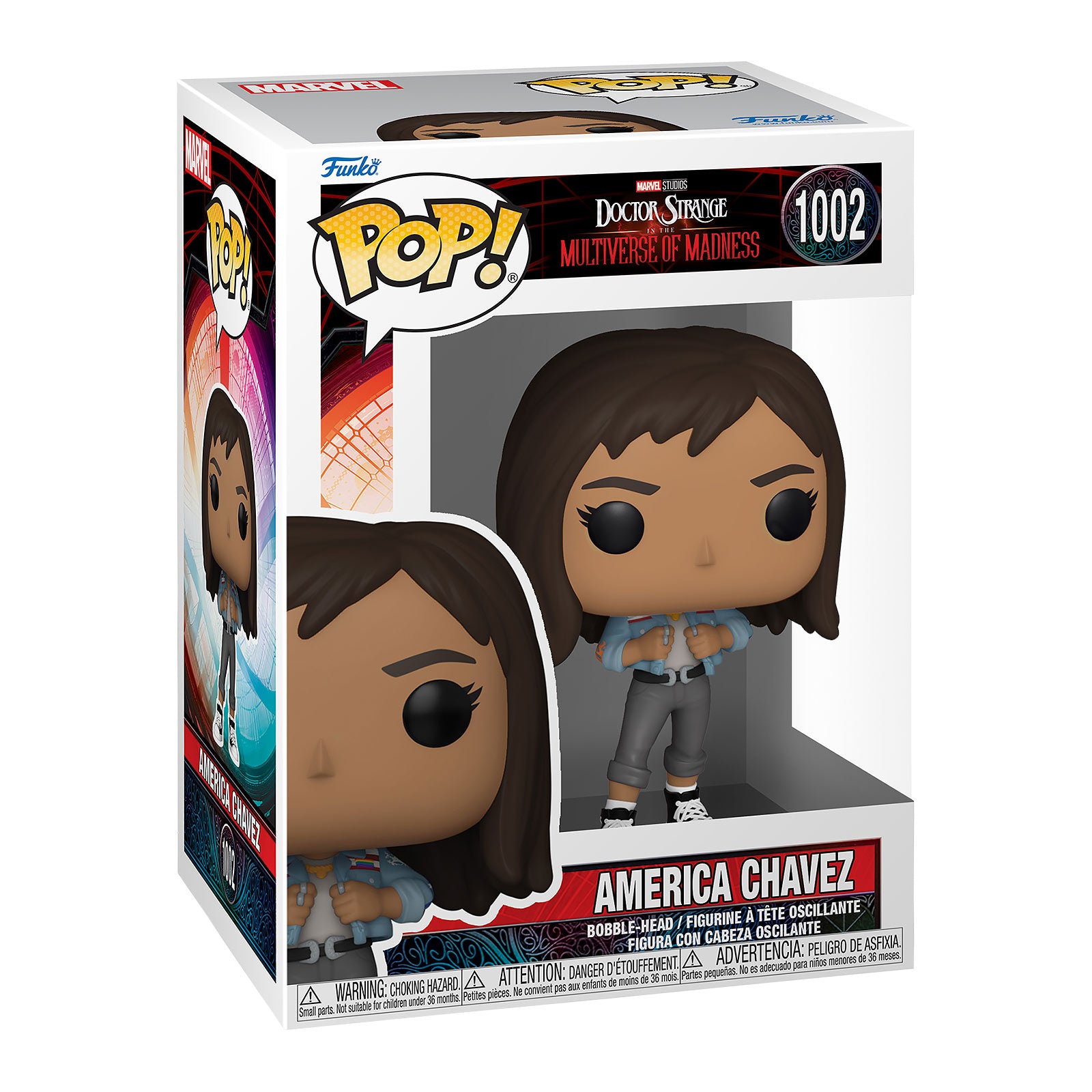 Produktbild Doctor Strange - America Chavez Funko Pop Wackelkopf-Figur