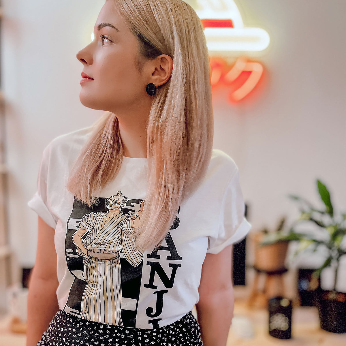Produktbild One Piece - Sanji T-Shirt weiß