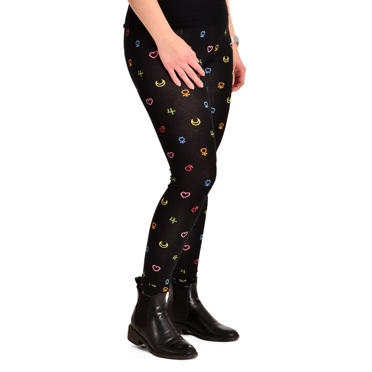 Produktbild Sailor Moon Symbol Leggings schwarz
