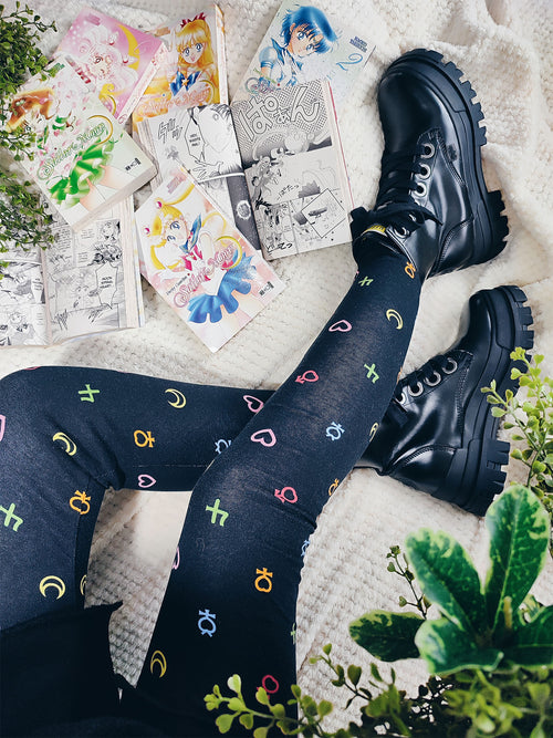 Produktbild Sailor Moon Symbol Leggings schwarz