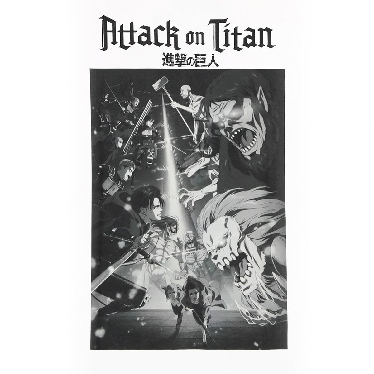Produktbild Attack on Titan - Season 4 Poster T-Shirt weiß
