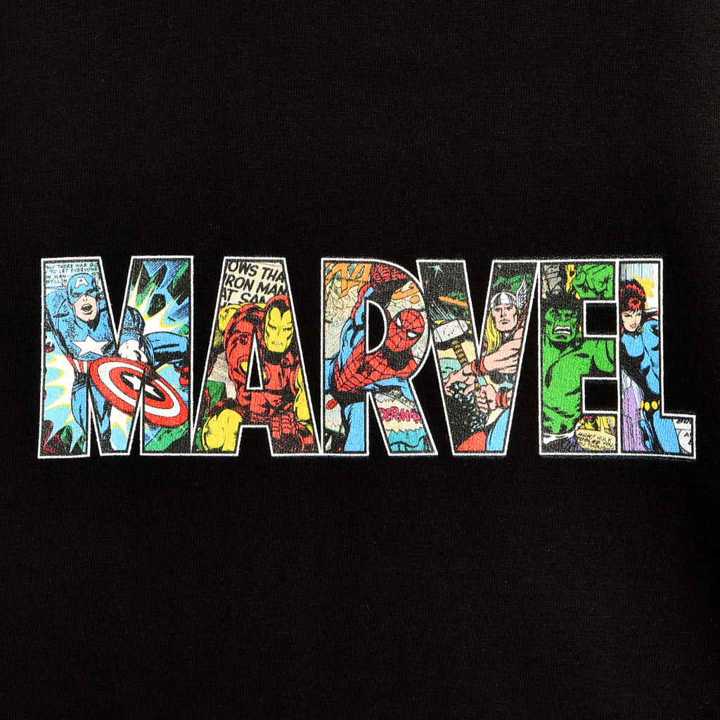 Produktbild Marvel - Comic Logo T-Shirt Kinder schwarz