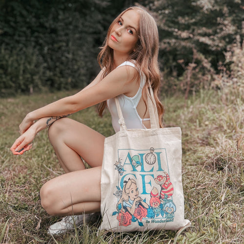 Produktbild Alice im Wunderland - Jutebeutel