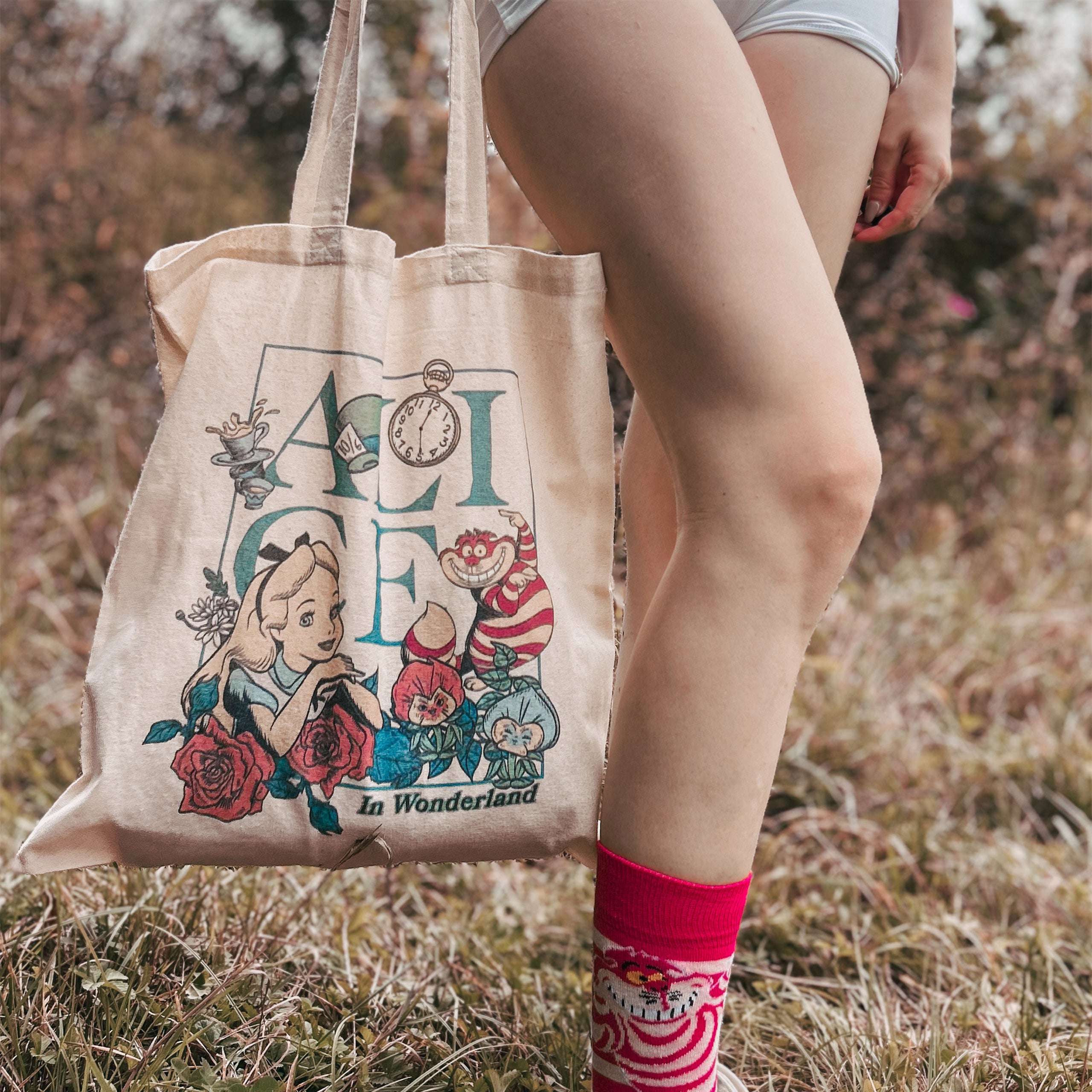 Produktbild Alice im Wunderland - Jutebeutel