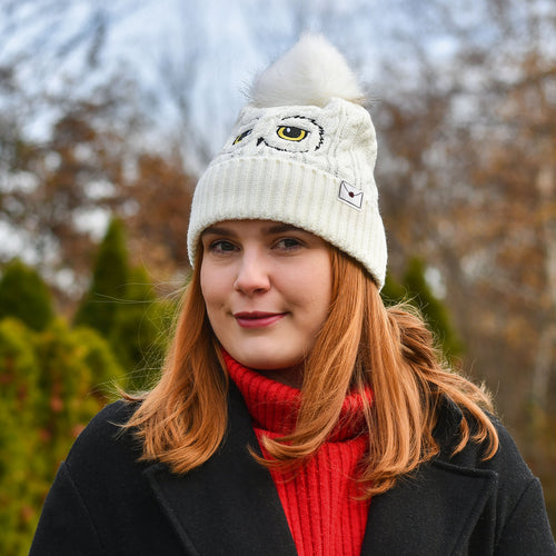Produktbild Hedwig Mütze mit Bommel - Harry Potter