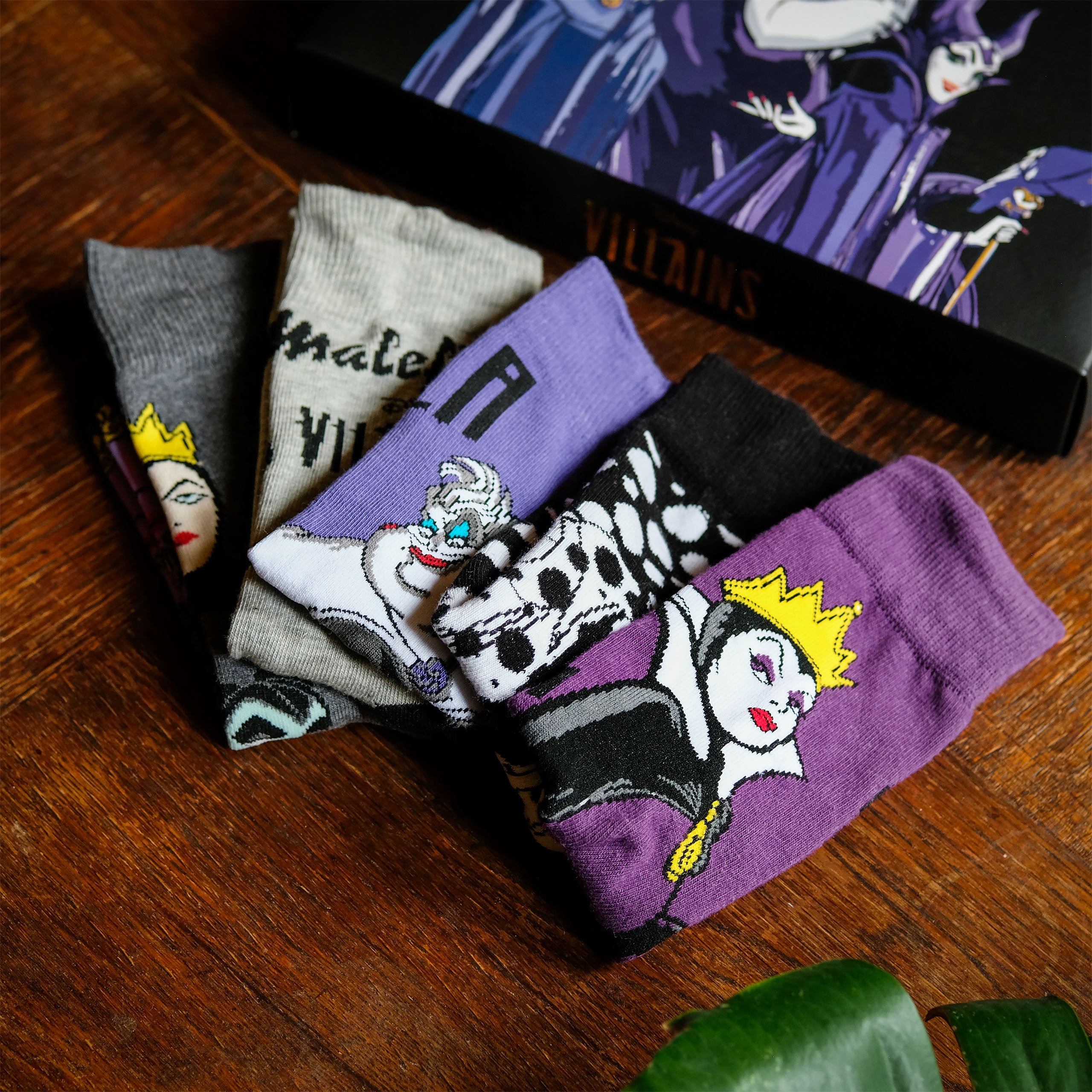 Produktbild Disney Villains Socken 5er Set