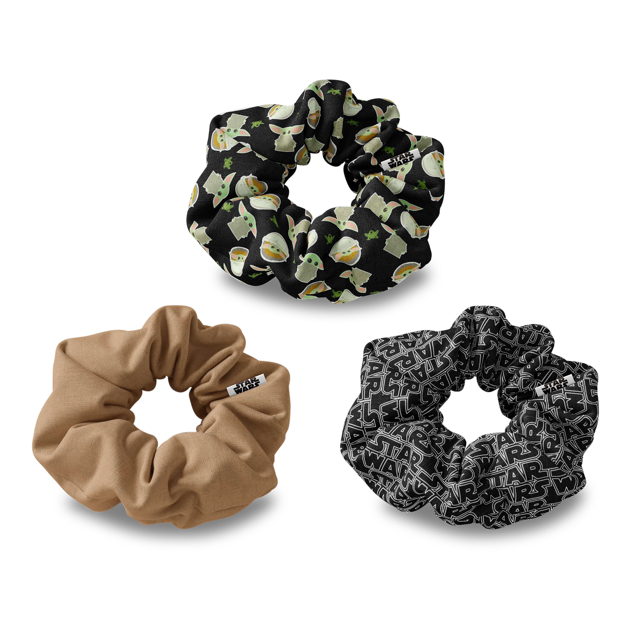 Product image Grogu & Logo Hair Tie 3-Piece Set - Star Wars The Mandalorian