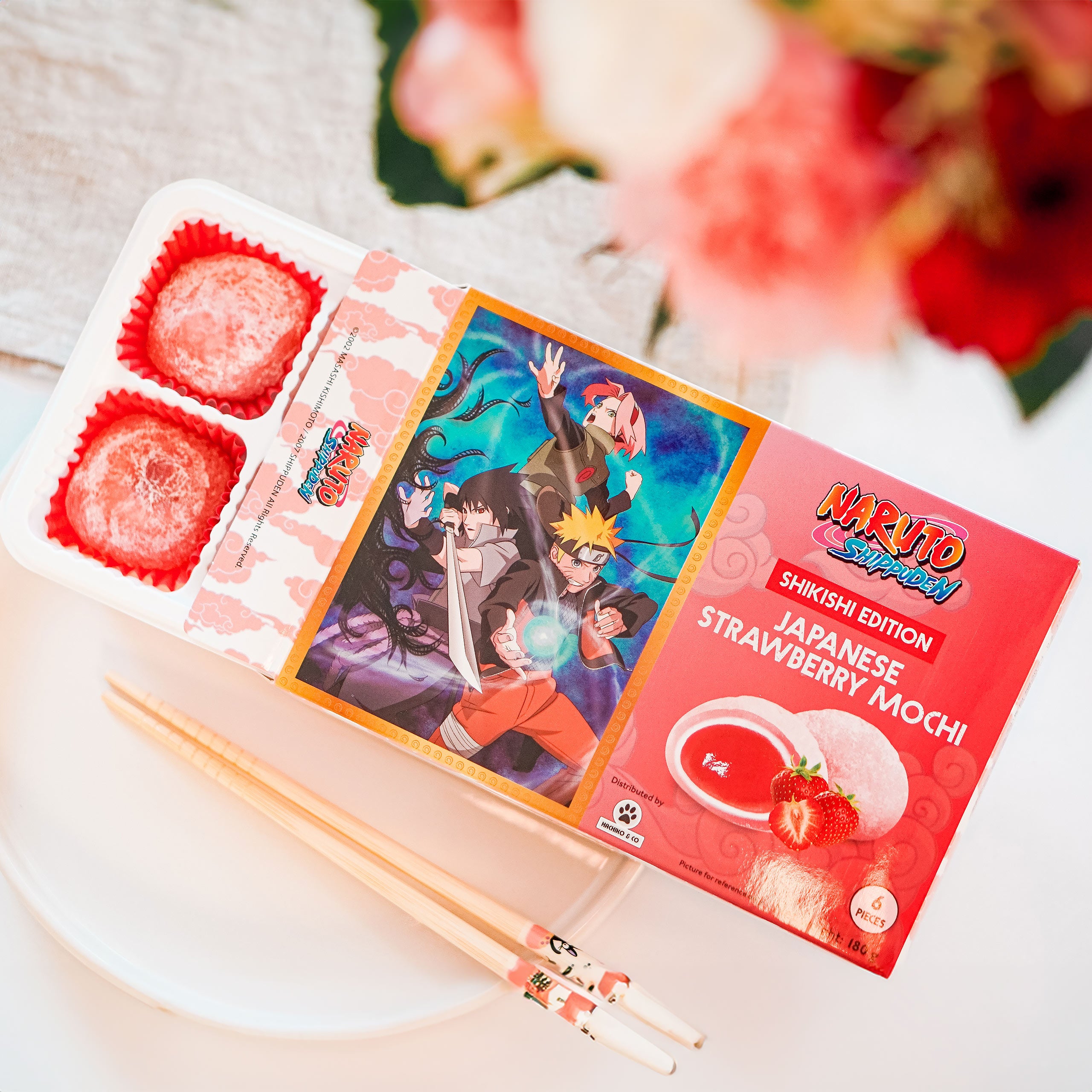 Produktbild Naruto - Sakura und Sasuke Mochi Erdbeere