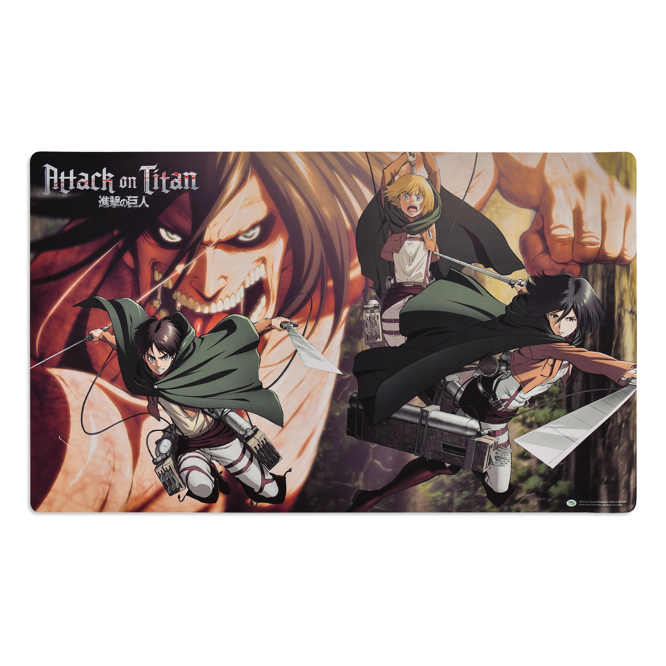 Produktbild Attack on Titan - Eren, Mikasa & Armin Mousepad