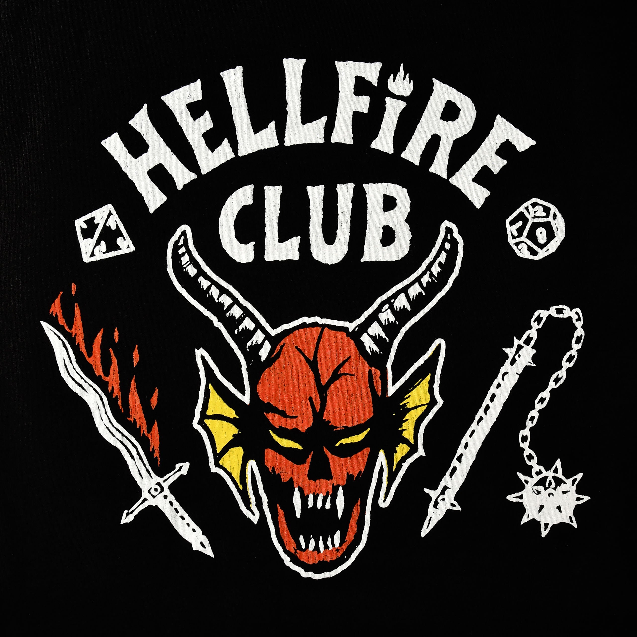 Produktbild Stranger Things - Hellfire Club Logo T-Shirt schwarz