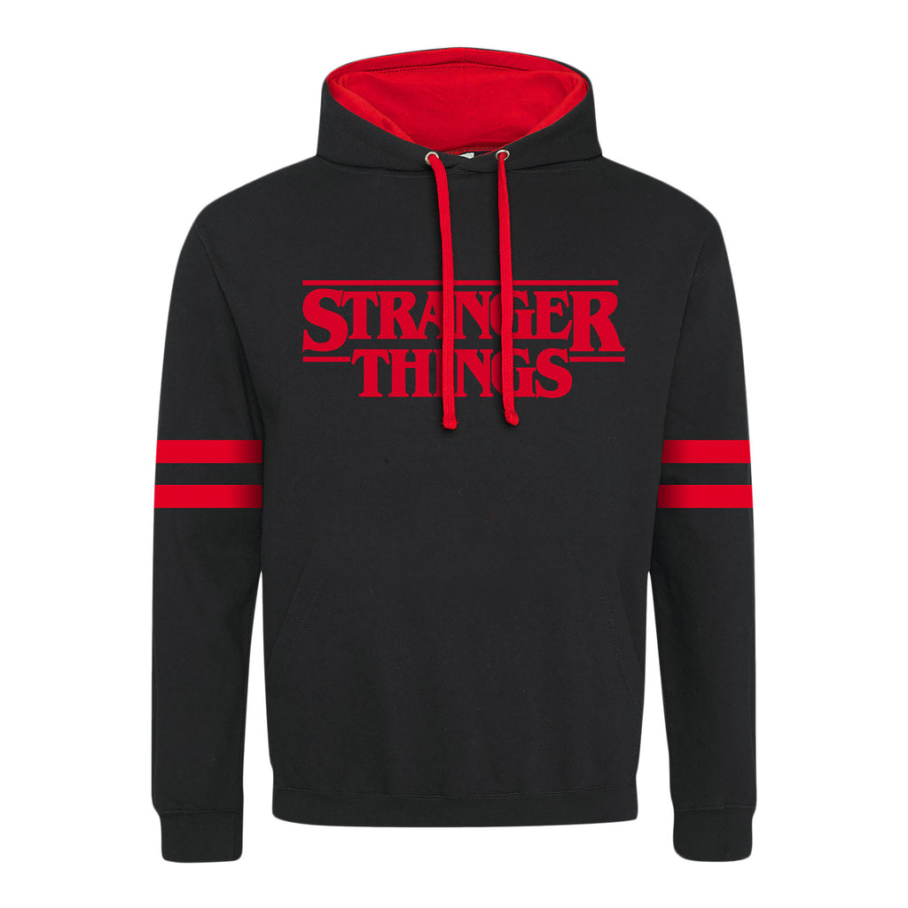 Produktbild Stranger Things - Logo Hoodie schwarz