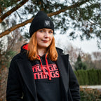 Produktbild Stranger Things - Logo Hoodie schwarz