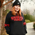 Produktbild Stranger Things - Logo Hoodie schwarz