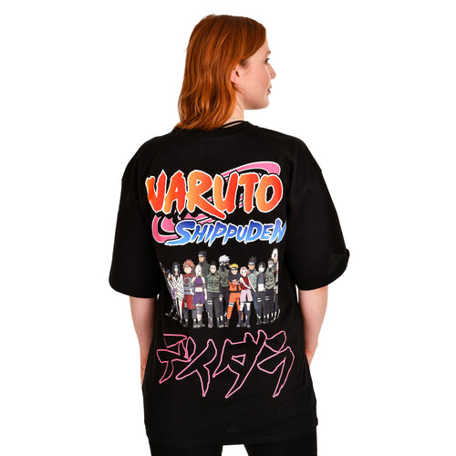 Produktbild Naruto Shippuden - Group Oversize T-Shirt schwarz
