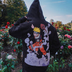 Produktbild Naruto Oversize Hoodie schwarz