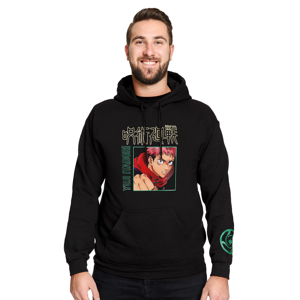 Produktbild Jujutsu Kaisen - Yuji Itadori Hoodie mit Kapuze schwarz