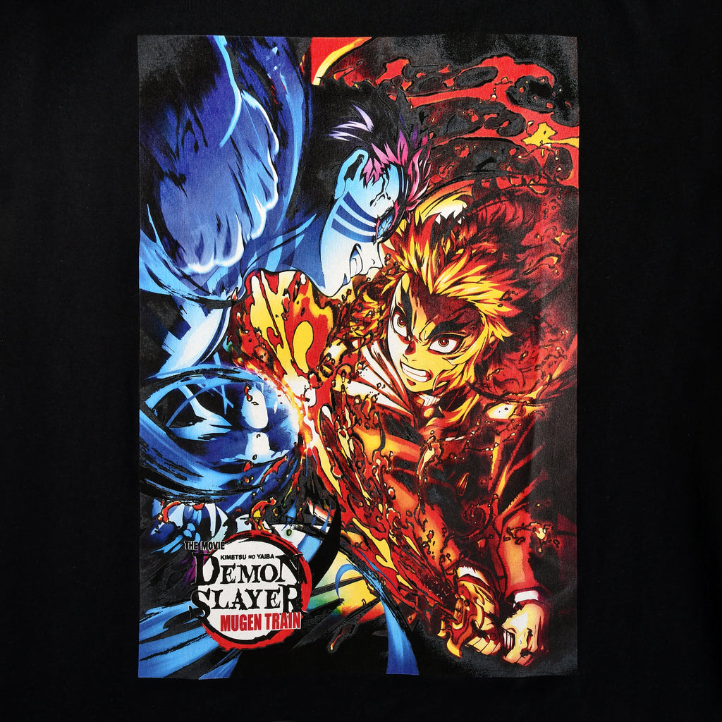 Produktbild Demon Slayer - Rengoku vs. Akaza T-Shirt schwarz