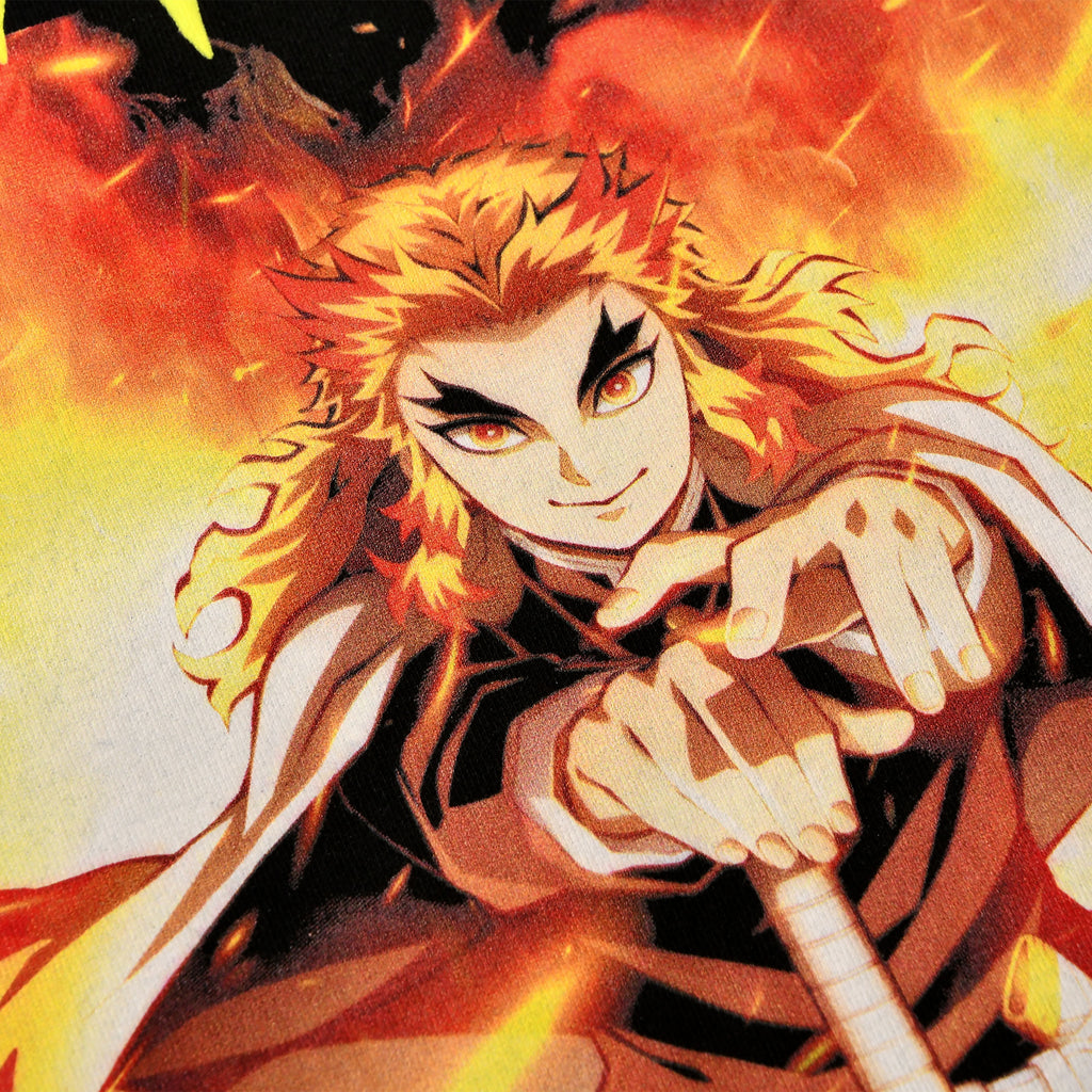 Produktbild Demon Slayer - Rengoku T-Shirt schwarz