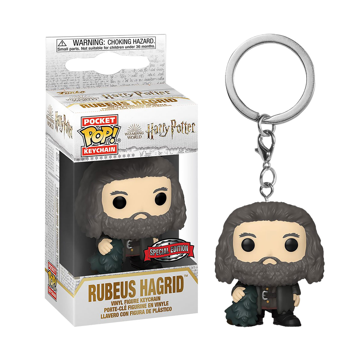 Produktbild Harry Potter - Hagrid Holiday Funko Pop Schlüsselanhänger
