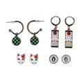 Produktbild Demon Slayer - Symbols Ohrringe 4er Set