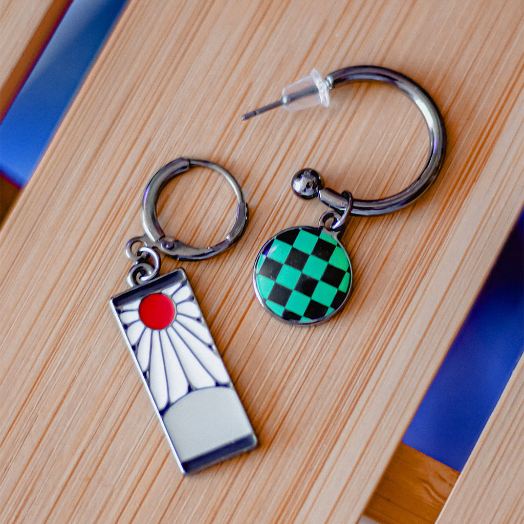 Produktbild Demon Slayer - Symbols Ohrringe 4er Set