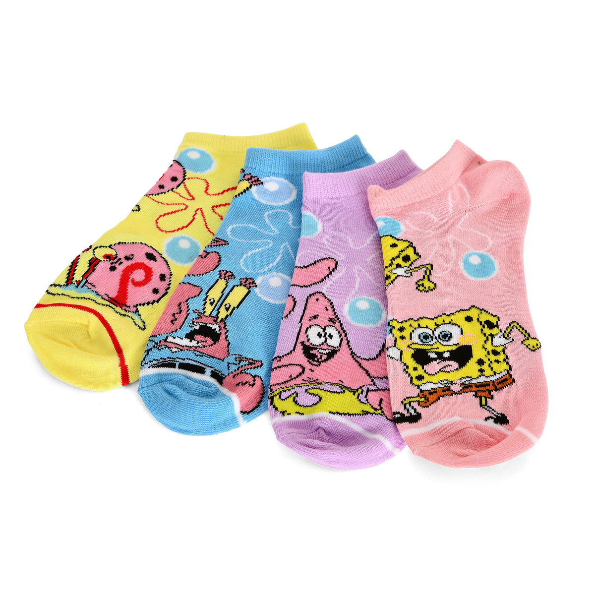 Produktbild SpongeBob - Friends Sneaker Socken 4er Set